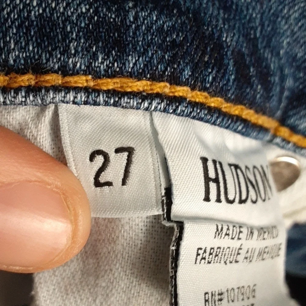 Hudson Nico Ankle Straight Leg  Cropped Jeans
